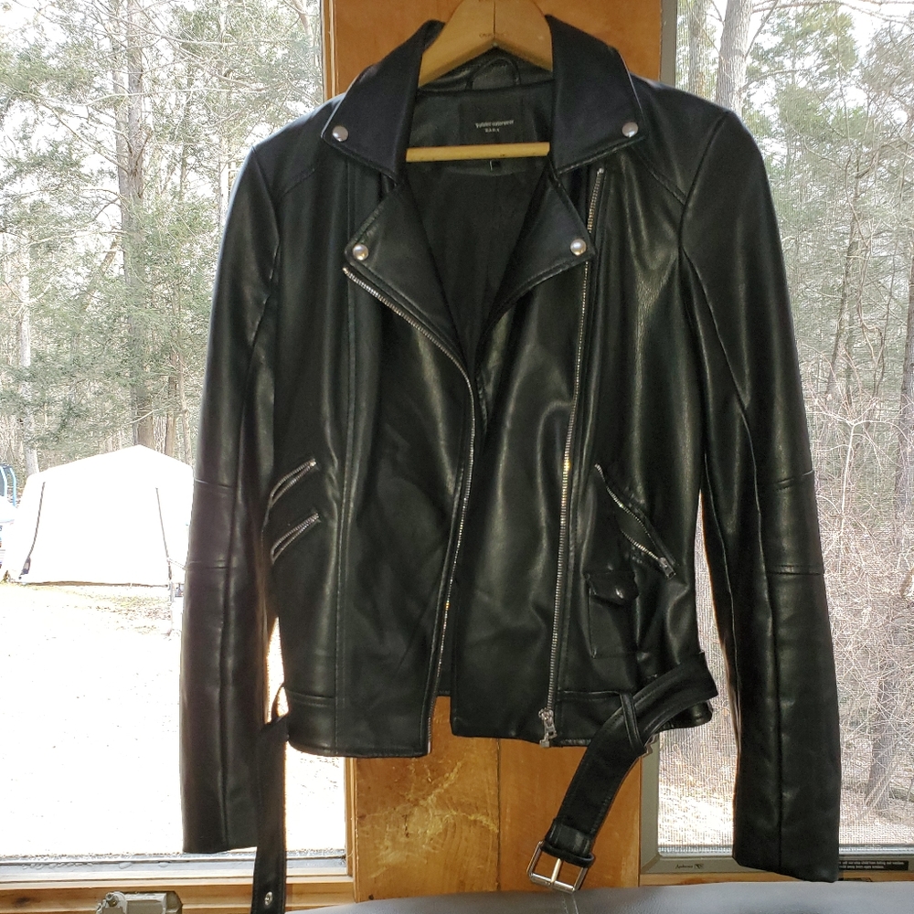 Faux Leather Jacket